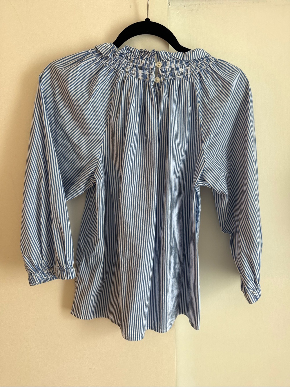 J Crew Ruffle Neck Blouse - Picture 3 of 3